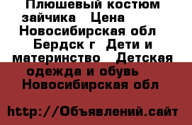 Плюшевый костюм зайчика › Цена ­ 600 - Новосибирская обл., Бердск г. Дети и материнство » Детская одежда и обувь   . Новосибирская обл.